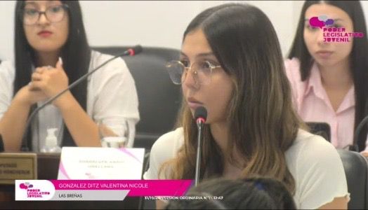 EDUCACIÓN: ESTUDIANTES DEBATIERON SOBRE ALIMENTACIÓN SALUDABLE, SALUD MENTAL Y BECAS EN EL PODER LEGISLATIVO JUVENIL