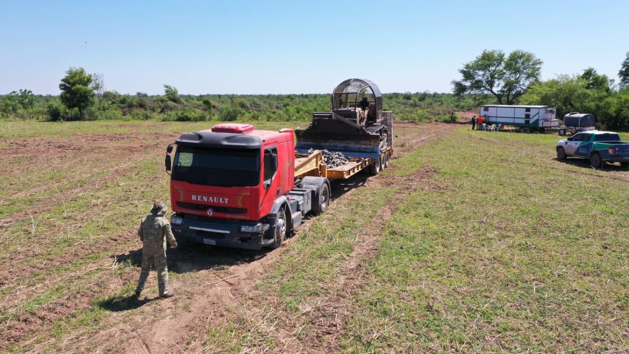 CORZUELA: BOSQUES DETUVO OTRO DESMONTE ILEGAL