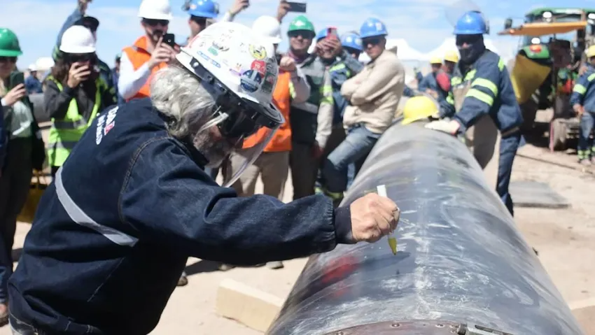 FINALIZARON LA UNIÓN DEL OLEODUCTO QUE CONECTARÁ VACA MUERTA CON EL ATLÁNTICO