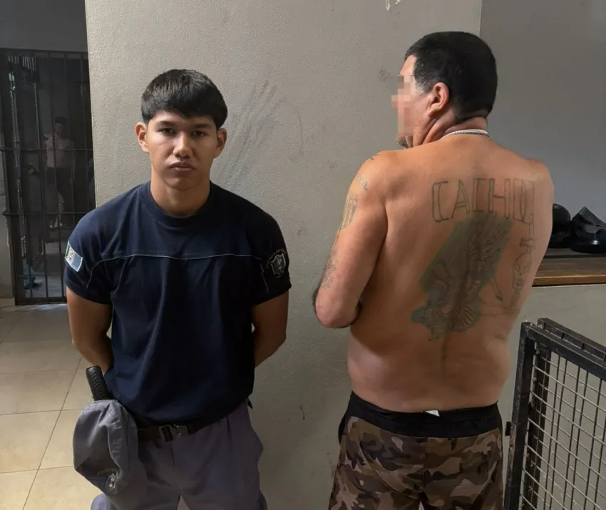 LA GOLPEÓ, LA AMENAZÓ CON UN CUCHILLO Y SUS HIJOS PIDIERON AYUDA: ESTÁ DETENIDO