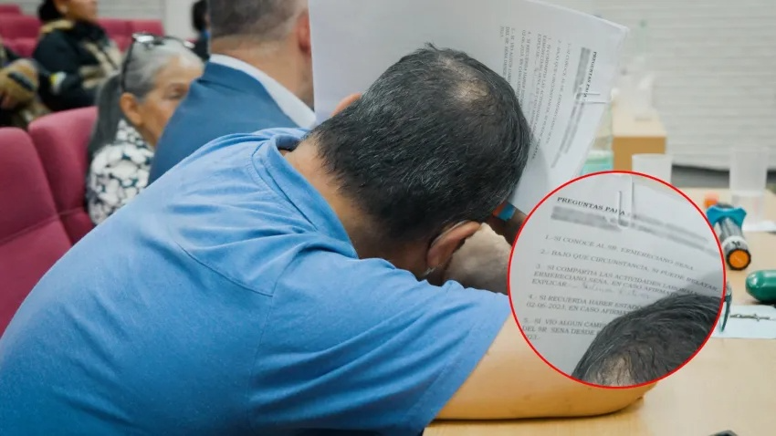 QUÉ ESCONDE EL PAPEL CON EL QUE SE ESCONDE EMERENCIANO SENA?