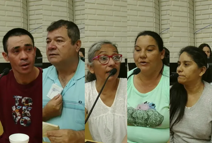 EMERENCIANO, ACUÑA Y VARIOS COLABORADORES DIERON SU VERSIÓN ANTE EL JURADO POPULAR