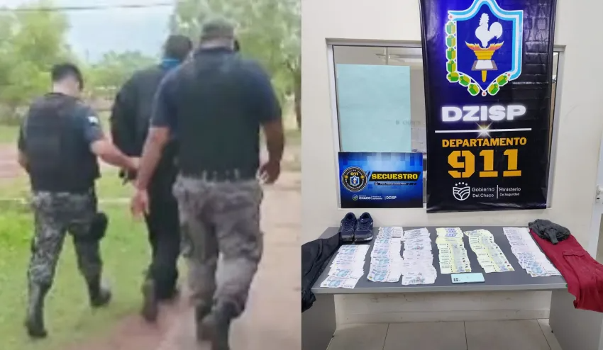 CAYÓ CHUCKY: ROBÓ CINCO MILLONES DE PESOS, INTENTÓ HUIR BAJO LA LLUVIA Y LO DETUVIERON