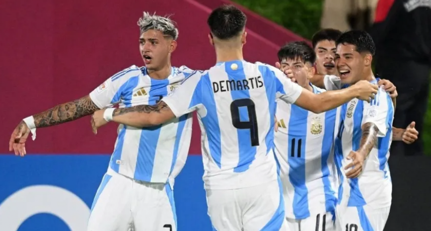 MUNDIAL SUB 17: CON UN GOLAZO DEL CHAQUEÑO ESQUIVEL, ARGENTINA LE GANÓ 3-2 A BÉLGICA