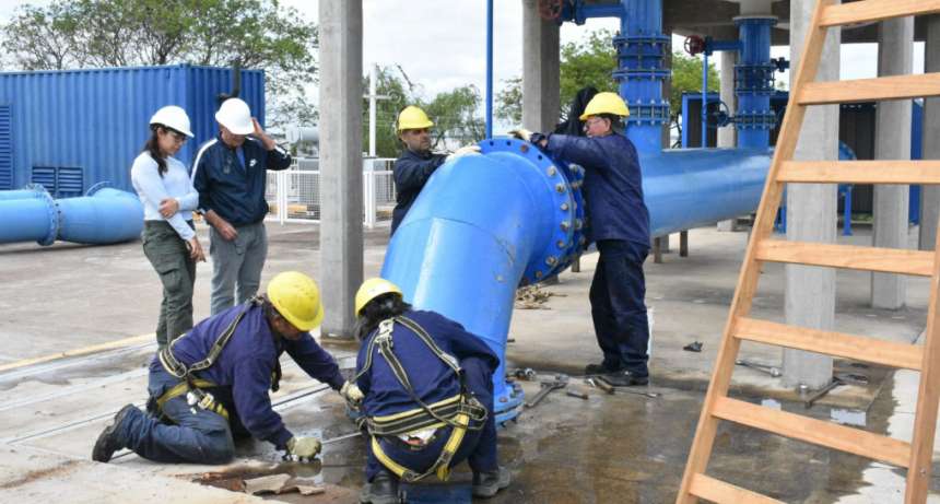 FINALIZARON LOS TRABAJOS DE SAMEEP PARA OPTIMIZAR EL SERVICIO DEL SEGUNDO ACUEDUCTO