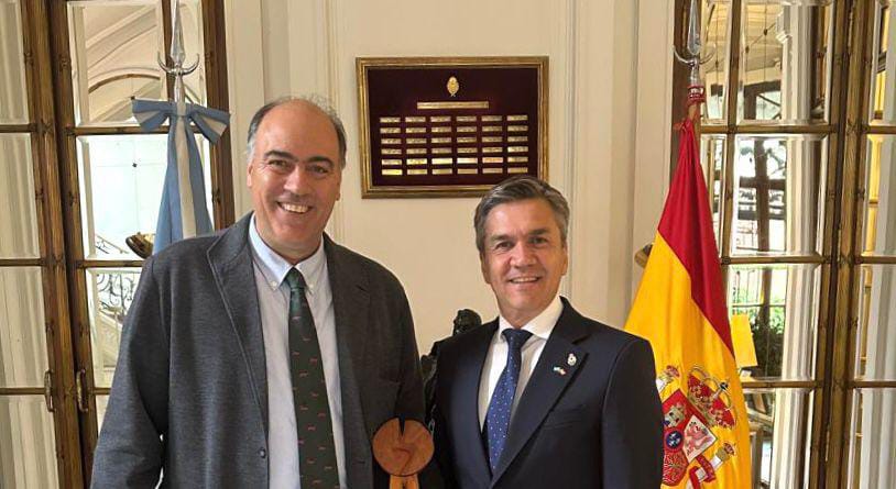 ZDERO FUE RECIBIDO EN LA EMBAJADA ARGENTINA EN ESPAÑA Y FORTALECIÓ VÍNCULOS PARA EL DESARROLLO DEL CHACO