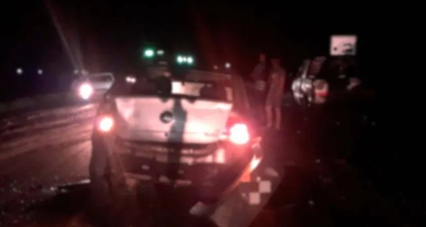 MÚLTIPLE CHOQUE EN RUTA 16 DEJÓ UN POLICÍA DEMORADO POR CONDUCIR EBRIO