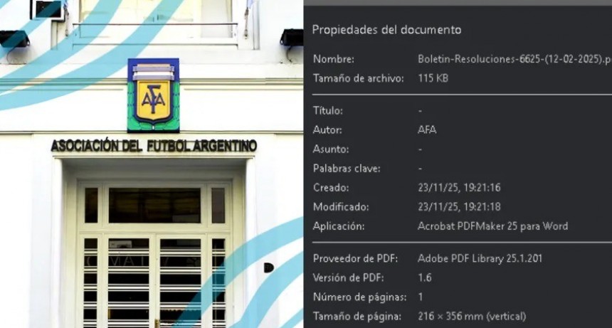 POLÉMICA EN AFA: BOLETÍN SOSPECHADO DE MODIFICACIÓN PROFUNDIZA CONFLICTO ENTRE VERÓN Y TAPIA