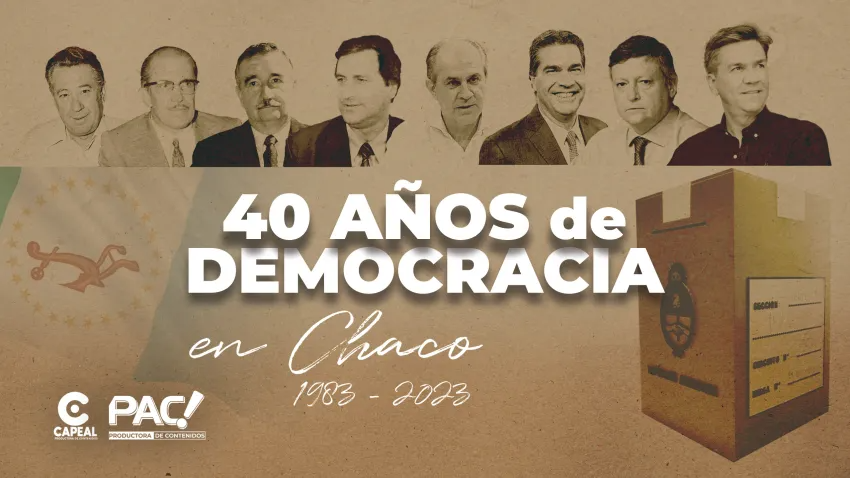 PRESENTAN UN DOCUMENTAL SOBRE LOS 40 AÑOS DE DEMOCRACIA EN EL CHACO